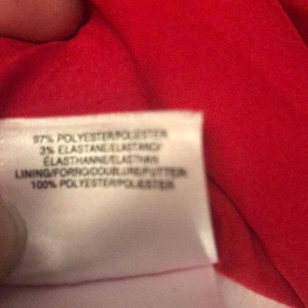 Kasper size 18 red v-neckdress - Picture 4 of 4